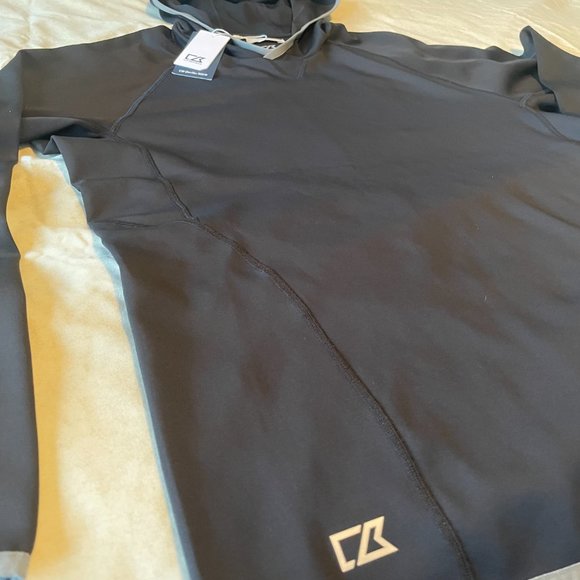 *NWT* Cutter & Buck Mens DryTec Traverse Hoodie (Sz Med) - Picture 4 of 9